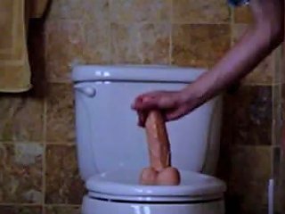Soccer Mom With Big Boobs Ride A Dildo On Toilet Porn 31